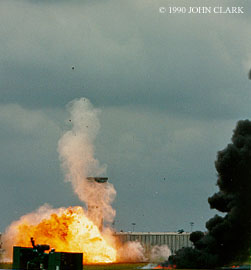 Exploding tower by John Clark