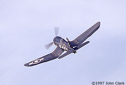 F4U Banking Away by John Clark